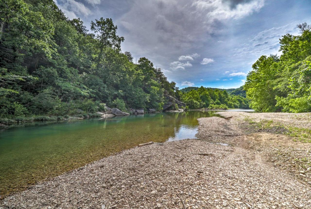 Creekside Hideaway With Fire Pit And Creek Access! Villa Mountain View Buitenkant foto